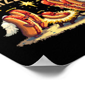 Poster Merry Glizzmas Hot Dog Humor Funny Food Los Cos (Coin)