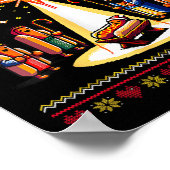 Poster Merry Glizzmas Tacky Funny Merry Christmas Hot Dog (Coin)