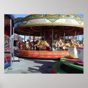 Poster Merry-Go-Round À L'Affiche De La Foire