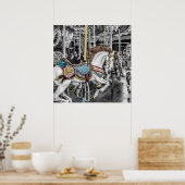 Poster Merry Go Round Carousel (Cuisine)