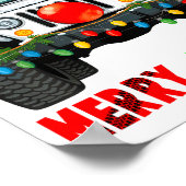 Poster Merry Jeepmas Ugly Light Reindeer Christmas (Coin)