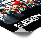 Poster Merry Jeepmas Ugly Light Reindeer Christmas  (Coin)