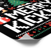 Poster Merry Kickmas Karate Jiu Jitsu Ugly Christmas Desi (Coin)