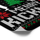 Poster Merry Kickmas Karate Jiu Jitsu Ugly Christmas Xmas (Coin)