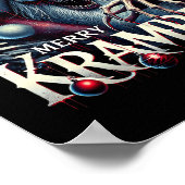 Poster Merry Krampus Krampus Vient À La Ville Horreur Chr (Coin)