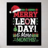 Poster Merry Leon Day Noel Ckwards Funny Christmas Counte (Devant)