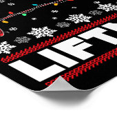 Poster Merry Liftmas Fun Christmas Gym Workout Fitness Gi (Coin)