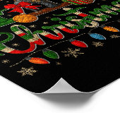 Poster Merry Quiltmas Quilter Sewing Retreat Pajama Chris (Coin)