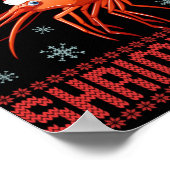 Poster Merry Shrimpmas Funny Shrimp Ugly Christmas Sweate (Coin)