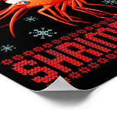 Poster Merry Shrimpmas Funny Shrimp Ugly Christmas Sweate (Coin)