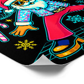 Poster Merry Vibes Only Santa Christmas Disco Retro 70s 8 (Coin)