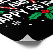 Poster Merry Whatever And Happy Funny Christmas Go Away H (Coin)