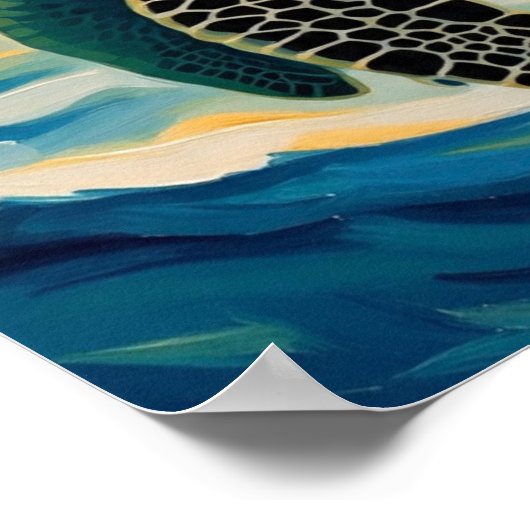 Poster MerTortuesMatière (Coin)