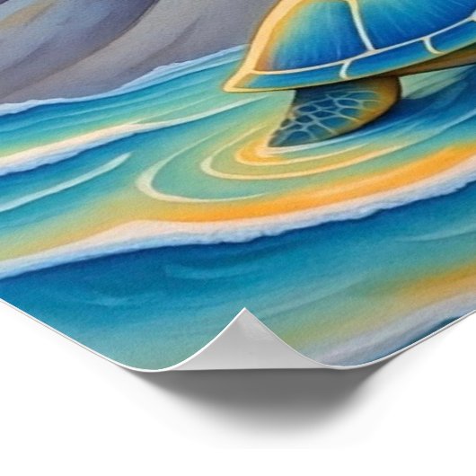 Poster MerTortuesMatière (Coin)