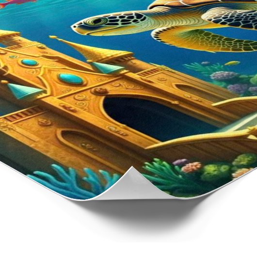 Poster MerTortuesMatière (Coin)