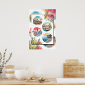 Poster Merveilles de l'Italie (Cuisine)