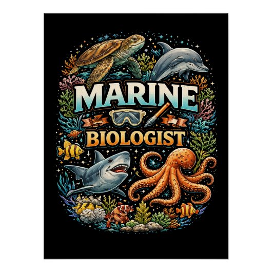 Poster Merveilles du monde sous-marin (Devant)