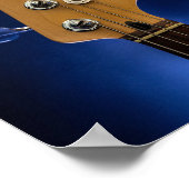 Poster Merveilleuse guitare acoustique (Coin)