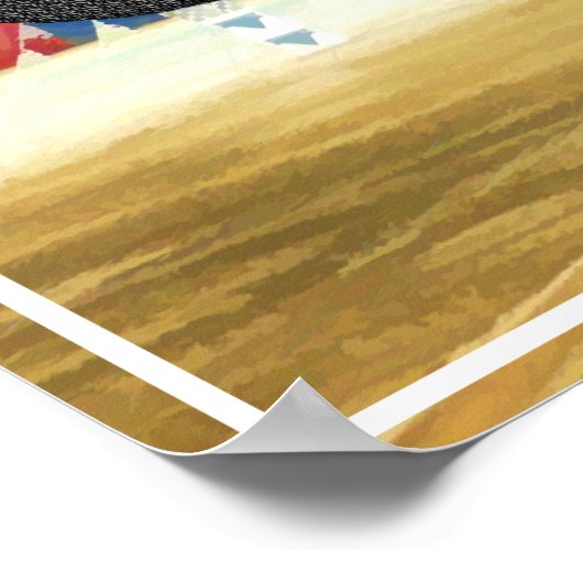 Poster Merveilleux Camion Monster dans l'arène (Coin)