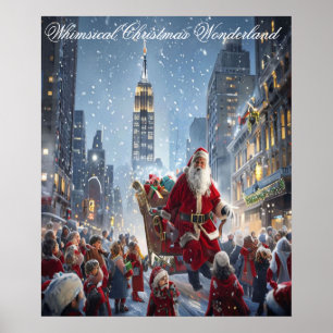 Poster Merveilleux pays de Noël