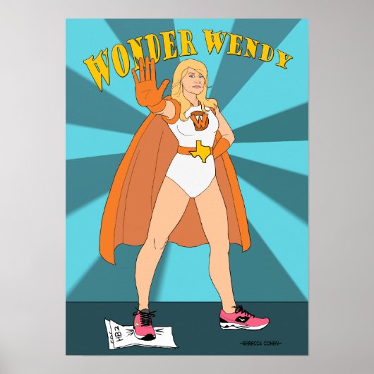 Poster Merveilleux Wendy ! Hommage à Wendy Davis (Devant)