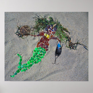 Poster MerVerreSirène11x14Wrap