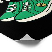 Poster Mes baskets sont mes charmes porte-bonheur graphiq (Coin)
