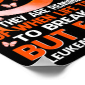 Poster Mes cicatrices racontent une histoire La leucémie (Coin)