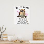 Poster Mes cinq humeurs (Cuisine)