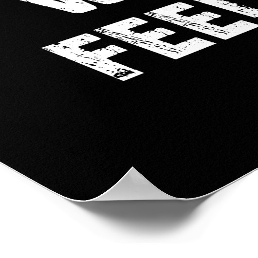 Poster Mes droits ne s'arrêtent pas là où vos sentiments  (Coin)