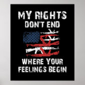 Poster Mes droits ne s'arrêtent pas là où vos sentiments  (Devant)