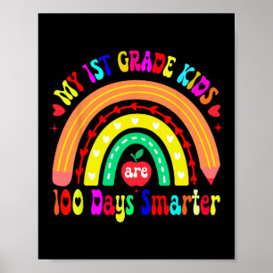 Poster Mes Enfants De 1Ere Année Sont 100 Jours Plus Inte