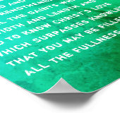 Poster Mes Éphésiens 3 Prière Pour Vous (Coin)