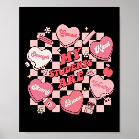 Poster Mes étudiants sont assez dignes de la Saint-Valent (Devant)