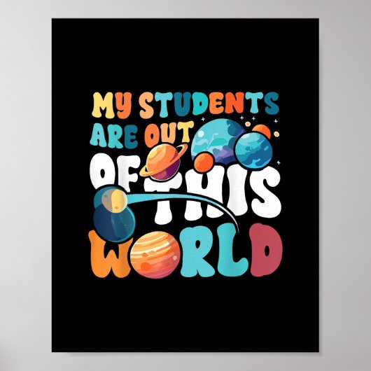 Poster Mes étudiants sont sortis de ce monde de la scienc (Devant)
