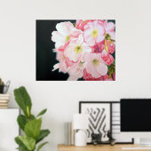 Poster Mes fleurs (Bureau à domicile)