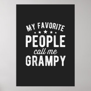 Poster mes gens préférés m'appellent grampy