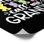 Poster Mes lapins préférés m'appellent mamie Pâques Mères (Coin)