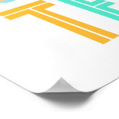 Poster mes lapins préférés m'appellent professeur, rétro, (Coin)