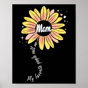 Poster Mes personnes préférées m'appellent maman Tourneso