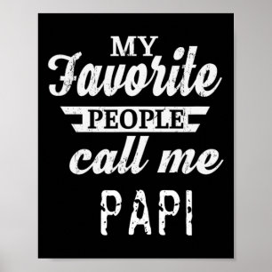 Poster Mes personnes préférées m'appellent Papi French Gr
