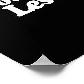 POSTER MES RÉSULTATS DE TEST ONT DIT LESBIAN (Coin)