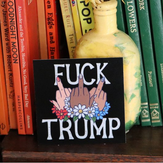 Poster Mes sentiments sur Donald Trump Unis nous tenons d