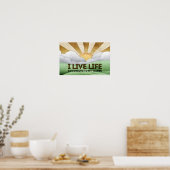 Poster "Mes valeurs" Motivation Affirmation (Cuisine)