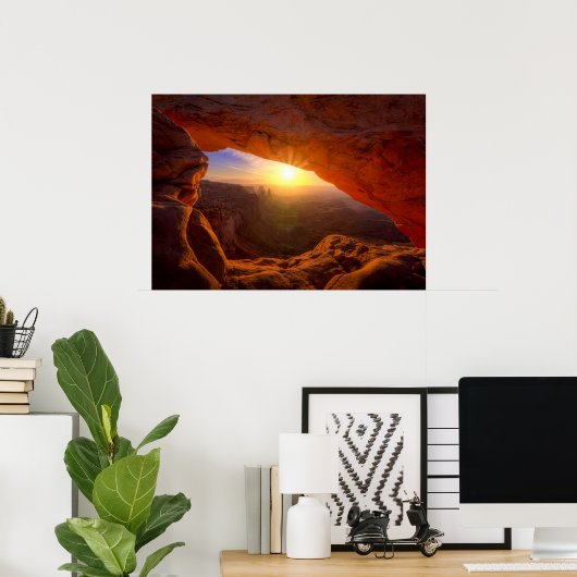 Poster Mesa Arch, Parc national des Canyonlands (Bureau à domicile)