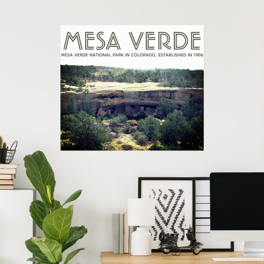 Poster Mesa Verde (Bureau à domicile)