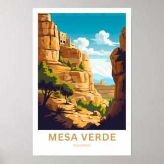 Poster Mesa Verde Colorado Imprimer