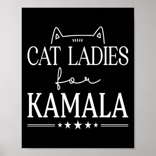 Poster Mesdames Pour Kamala Harris 2024 (Devant)