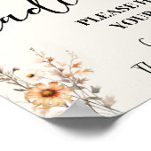 Poster Mesdames Salle de bain Mariage Réception d'automne (Coin)