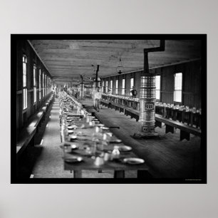 Poster Mess Hall, Harewood Hospital, Washington, DC 1865